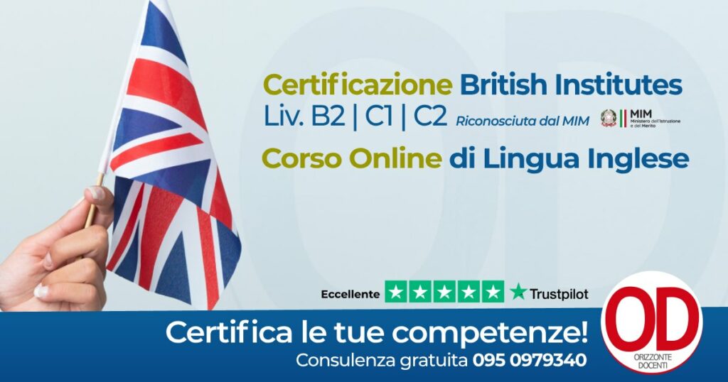 certifica le tue competenze linguistiche con il corso di inglese online e la certificazione british Institutes