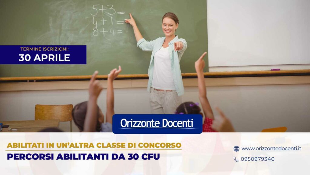 Percorso abilitante da 30 CFU 