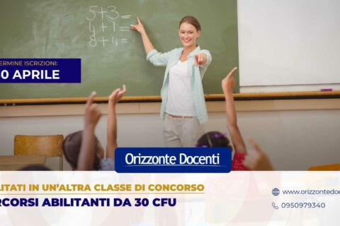 Percorso abilitante da 30 CFU