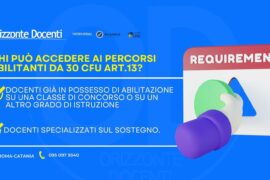 percorsi abilitanti da 30 cfu