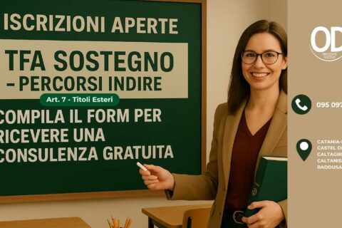 TFA SOSTEGNO - PERCORSI INDIRE