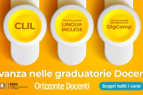 Pacchetti Docenti - Avanza in graduatoria - digcompedu e digcomp 2.2 - alfabetizzazione digitale - certificazione informatica - lingua inglese - clil