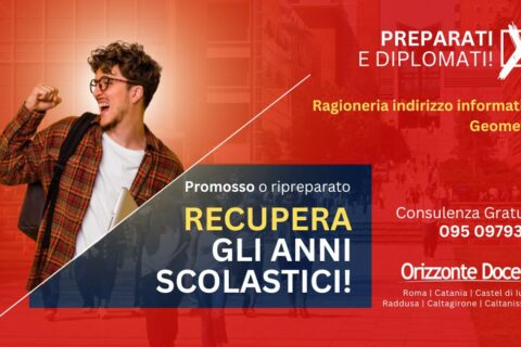 Recupera gli anni scolastici con orizzonte docenti! Ti prepariamo per raggiungere il diploma, soddisfatto ripreparato